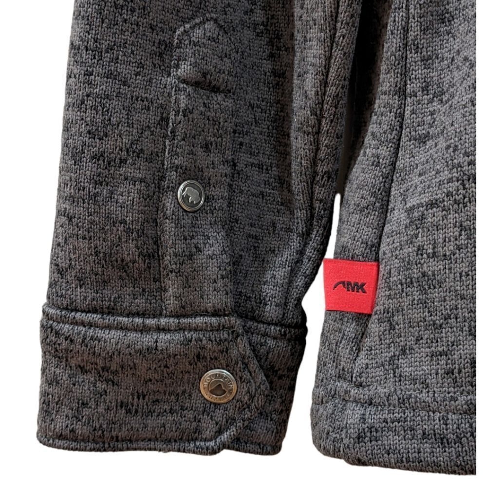 Mountain Khakis FLEECE Men Old Faithful Sweater Classic Fit Size S in Dark Grey - Picture 8 of 13